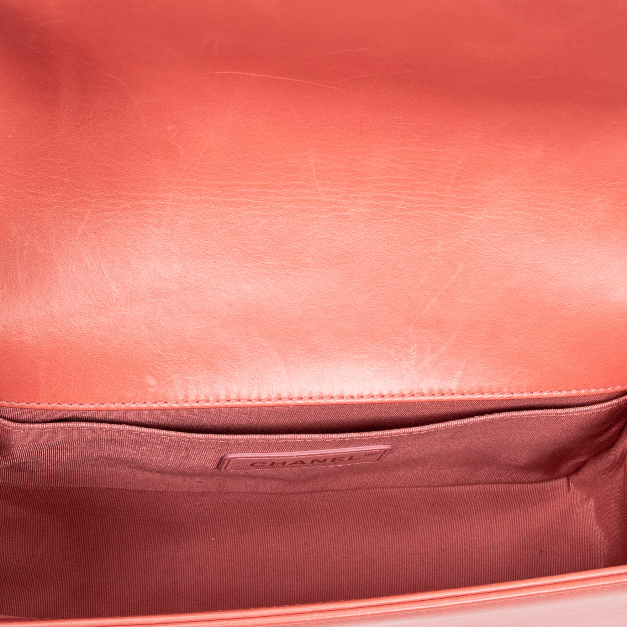 Shoulder Bag Medium Boy Light Pink Shearling Lambskin Leather