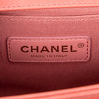 Shoulder Bag Medium Boy Light Pink Shearling Lambskin Leather