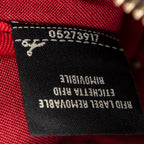 Bolso de mano Fendi x Fila Collab Monedero Zippy Lona recubierta Zucca marrón