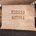 Shoulder Bag Medium Bamboo Bar Tote Brown Grained Leather