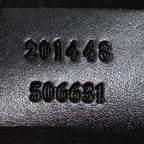 Shoulder Bag Square Zip Messenger Bag Black Guccissima Imprint Coated Canvas