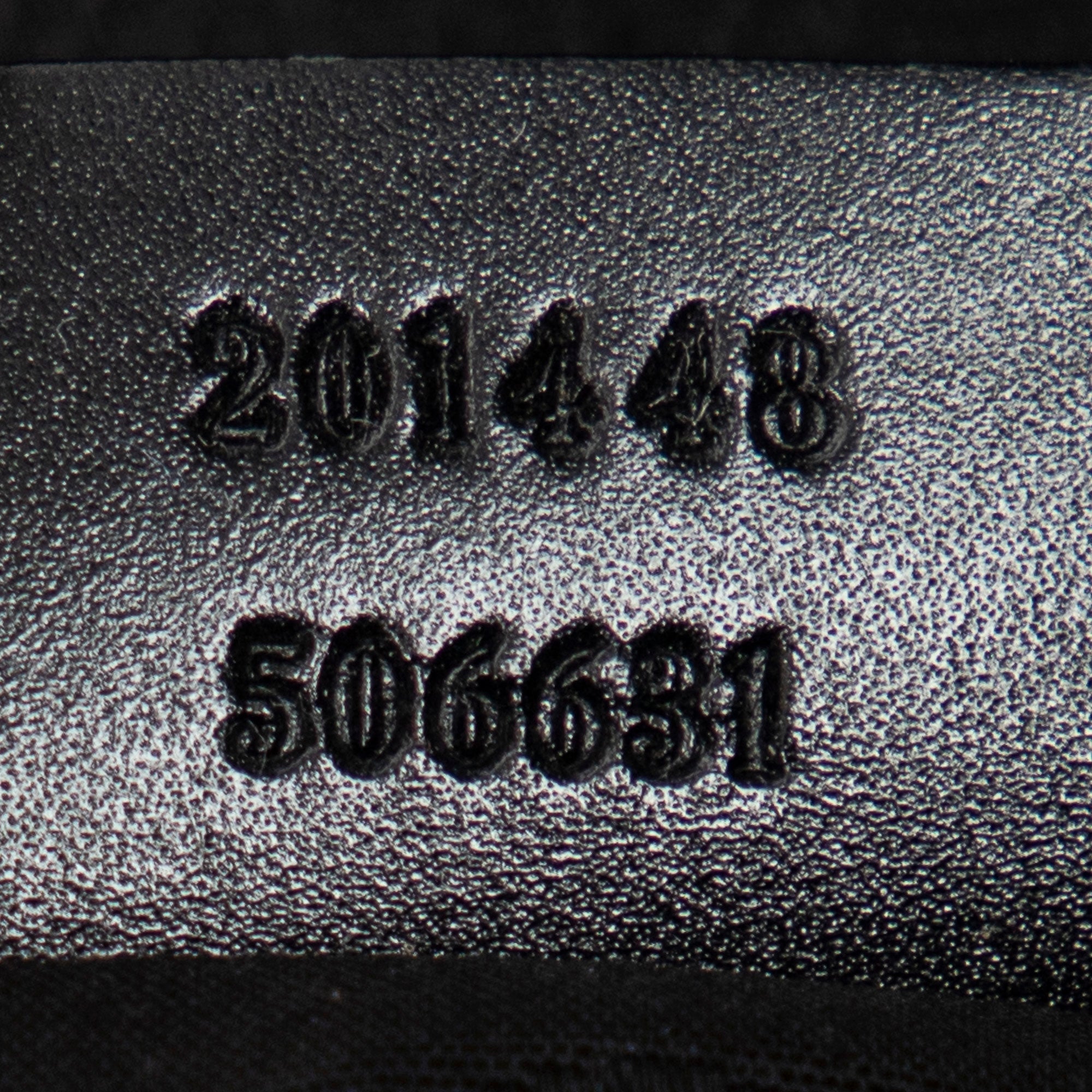 Shoulder Bag Square Zip Messenger Bag Black Guccissima Imprint Coated Canvas