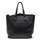 Shoulder Bag Large Kane Logo Tote Black Logo Print Grained Leather