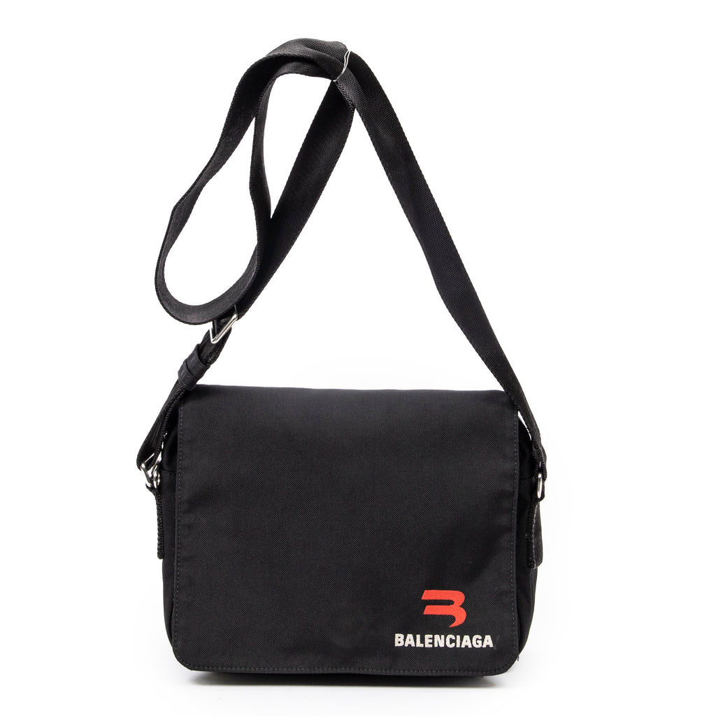 Shoulder Bag Small Explorer Messenger Black Canvas