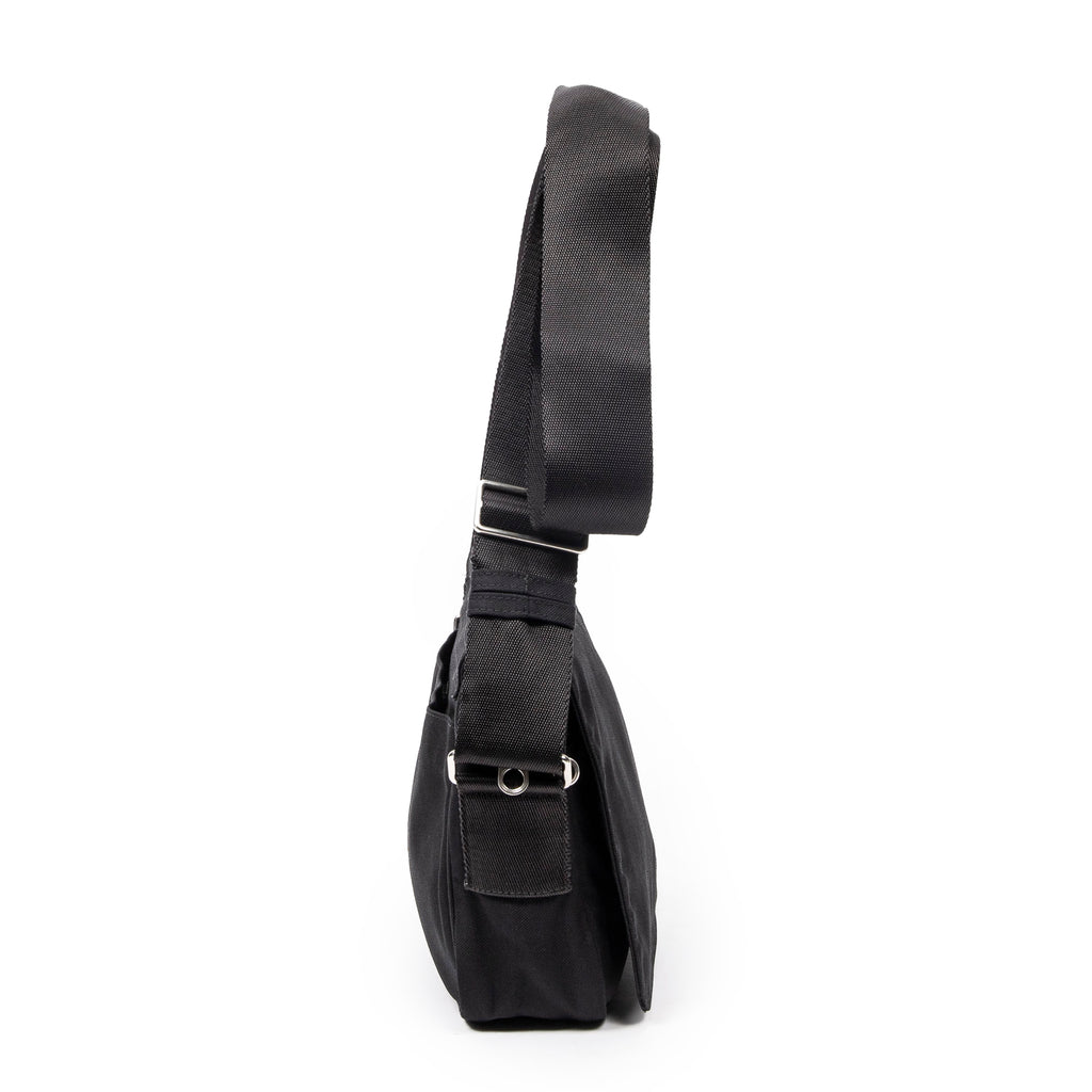 Shoulder Bag Small Explorer Messenger Black Canvas