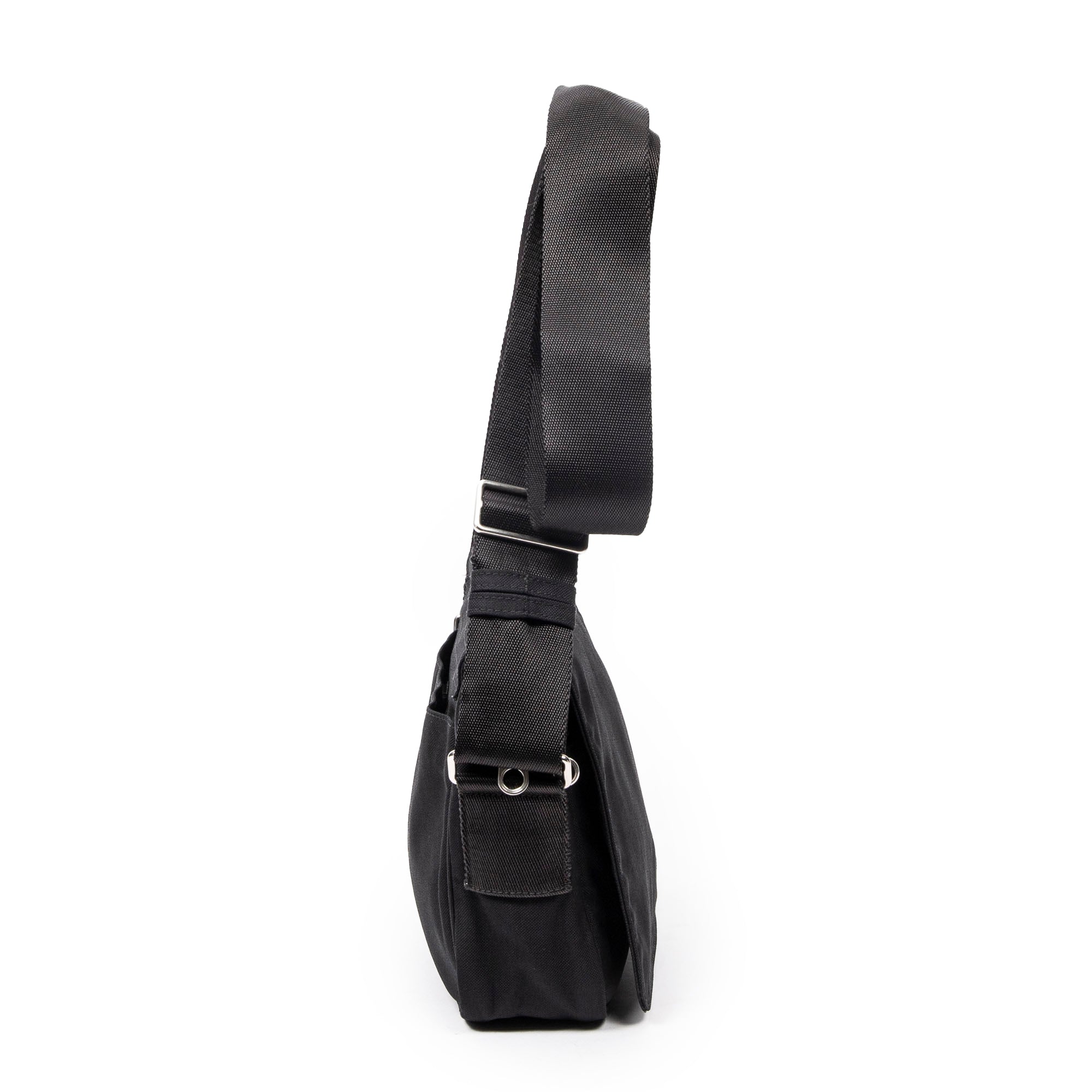 Shoulder Bag Small Explorer Messenger Black Canvas
