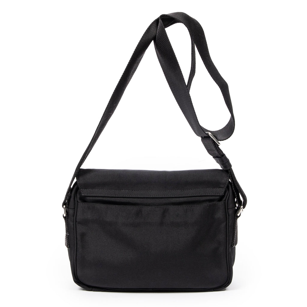 Shoulder Bag Small Explorer Messenger Black Canvas