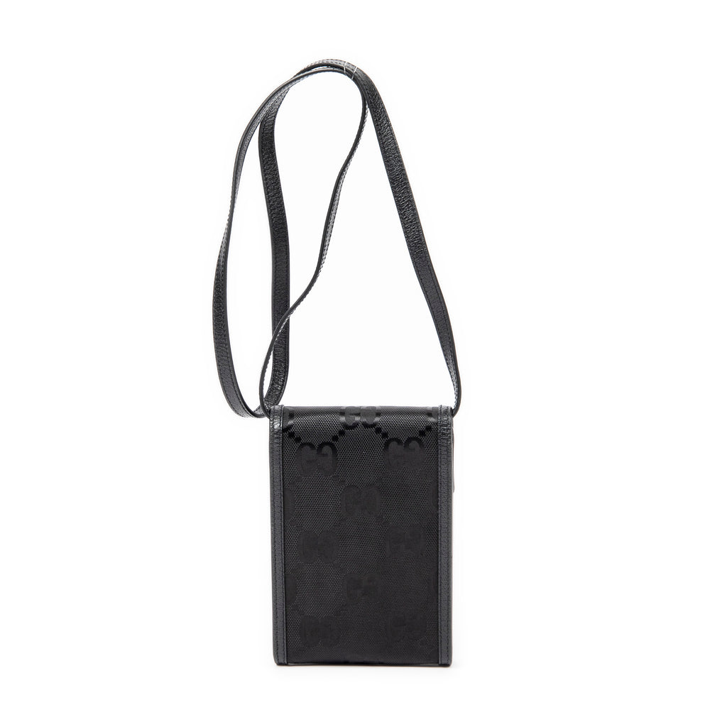 Shoulder Bag Off the Grid Mini Crossbody Black Jumbo GG Nylon Canvas