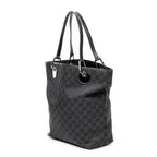 Shoulder Bag Eclipse Bucket Tote Black Monogrammed Canvas
