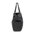 Shoulder Bag Eclipse Bucket Tote Black Monogrammed Canvas