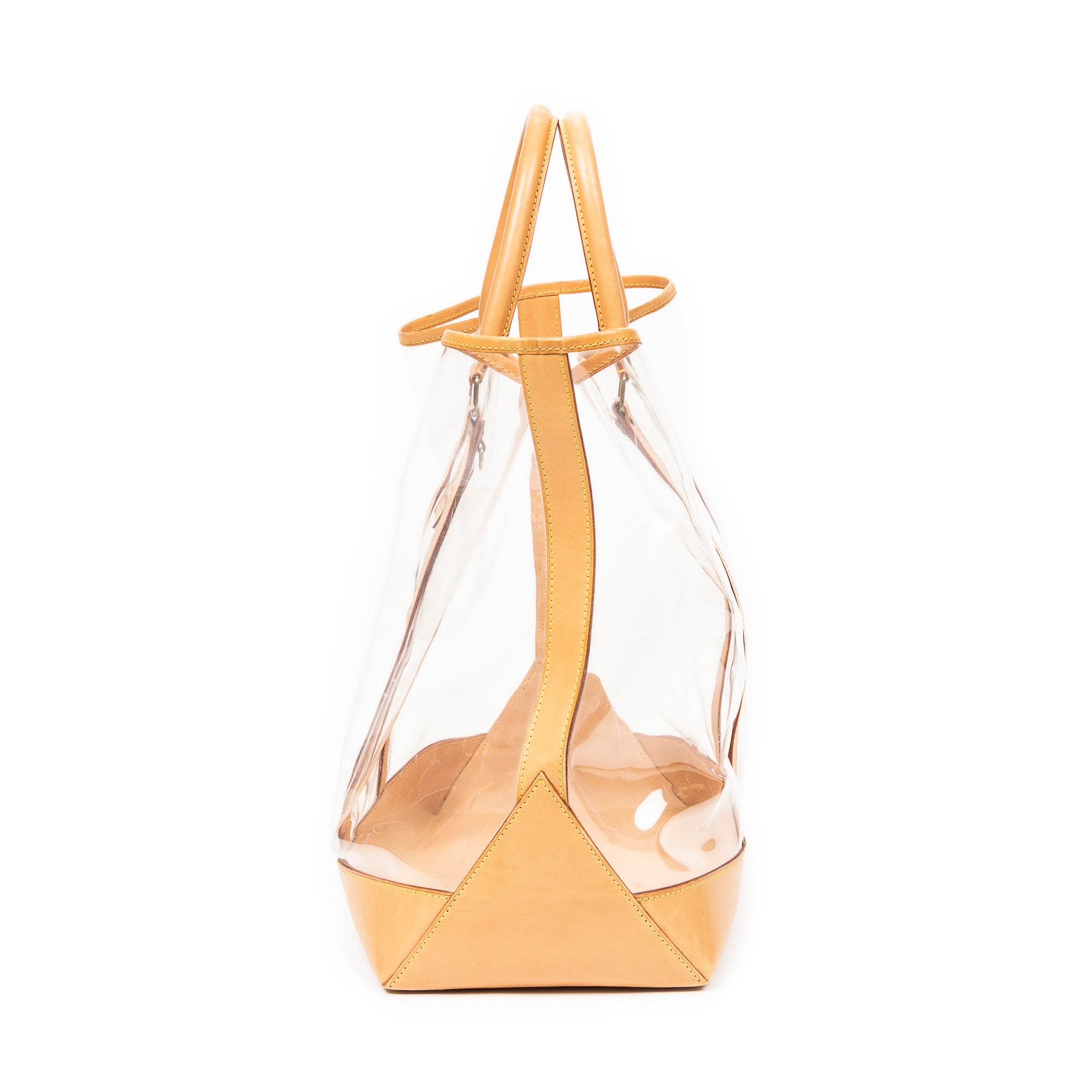 Shoulder Bag Ltd. Ed. Isaac Mizrahi Centenaire Sac Weekend Tan PVC Resin/Vachetta Leather