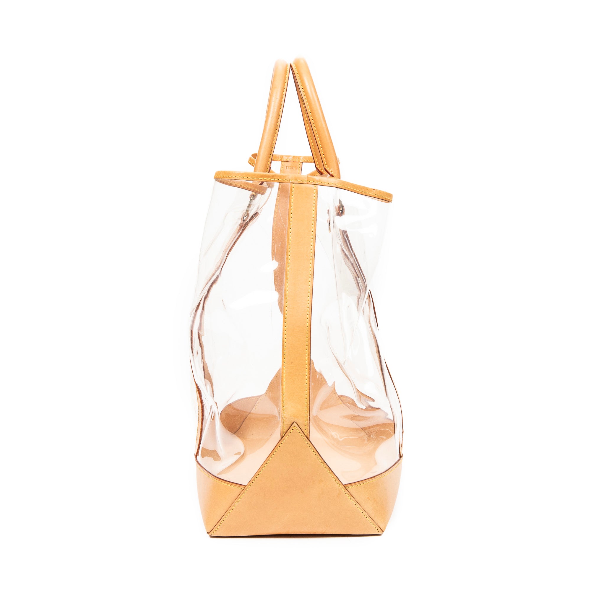 Shoulder Bag Ltd. Ed. Isaac Mizrahi Centenaire Sac Weekend Tan PVC Resin/Vachetta Leather