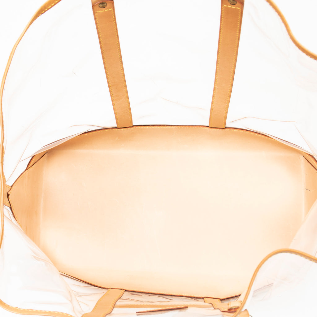 Bolso de hombro edición limitada Isaac Mizrahi Centenaire Sac Weekend PVC resina/cuero Vachetta color camel
