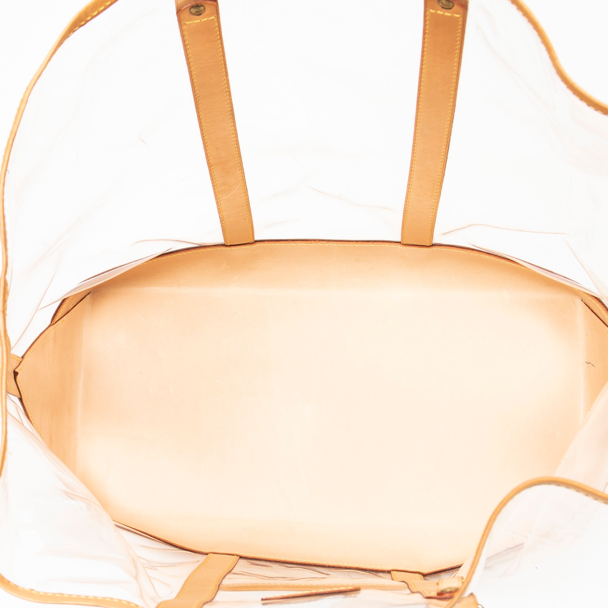 Bolso de hombro edición limitada Isaac Mizrahi Centenaire Sac Weekend PVC resina/cuero Vachetta color camel