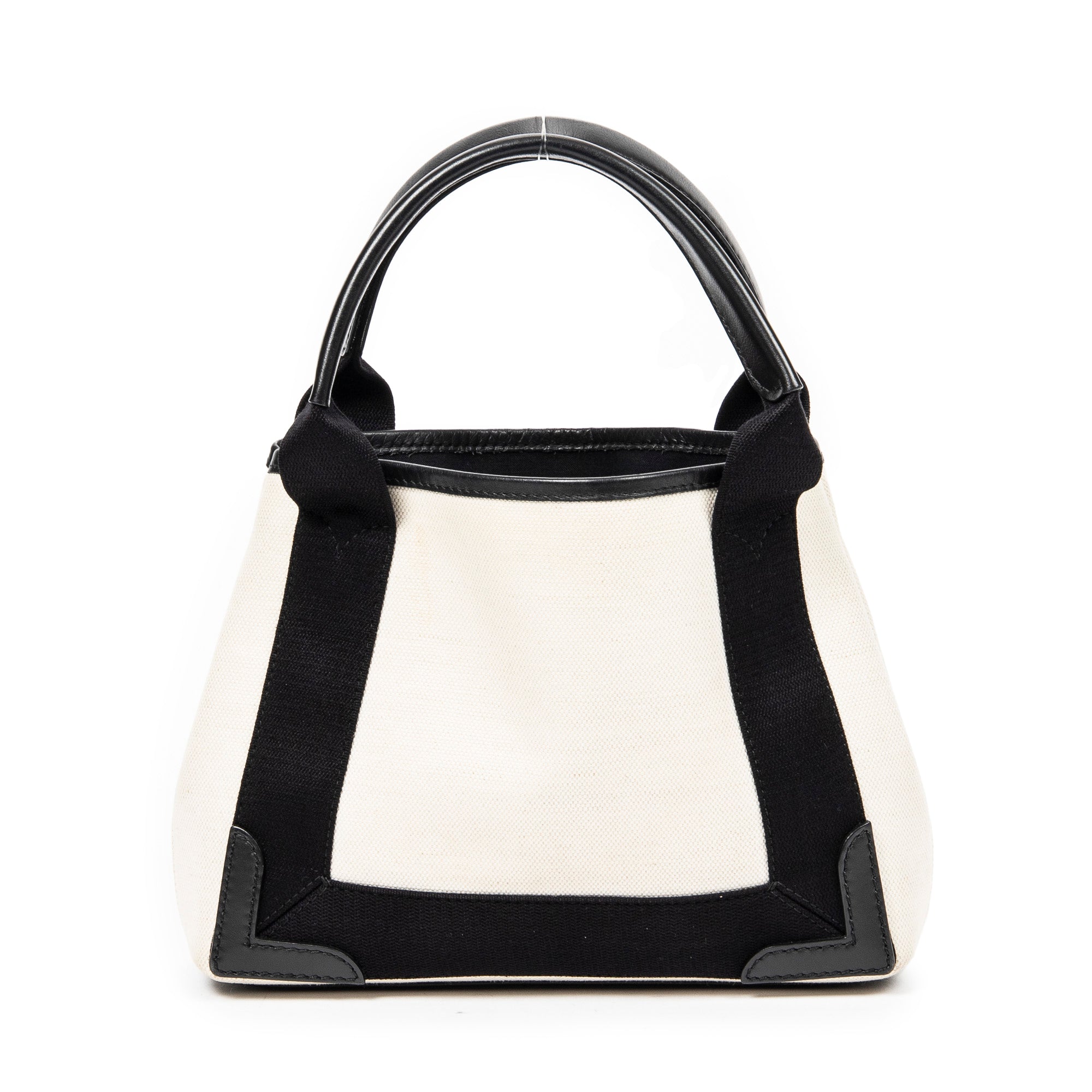 Shoulder Bag XS Navy Cabas Beige Canvas