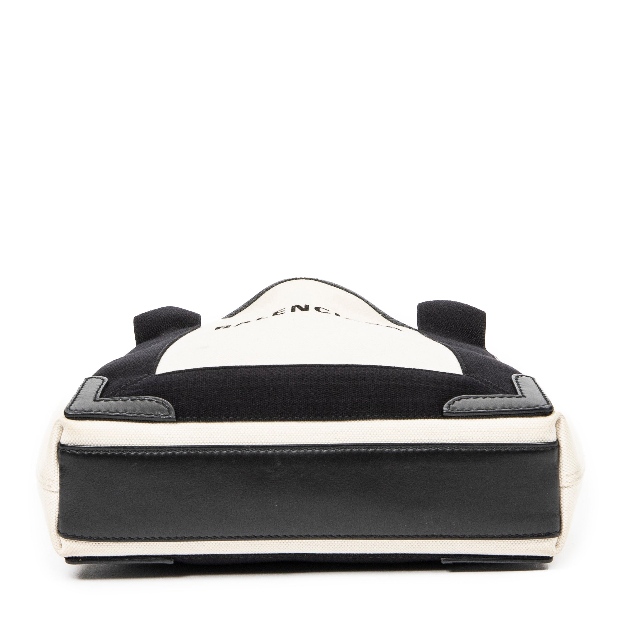 Shoulder Bag XS Navy Cabas Beige Canvas