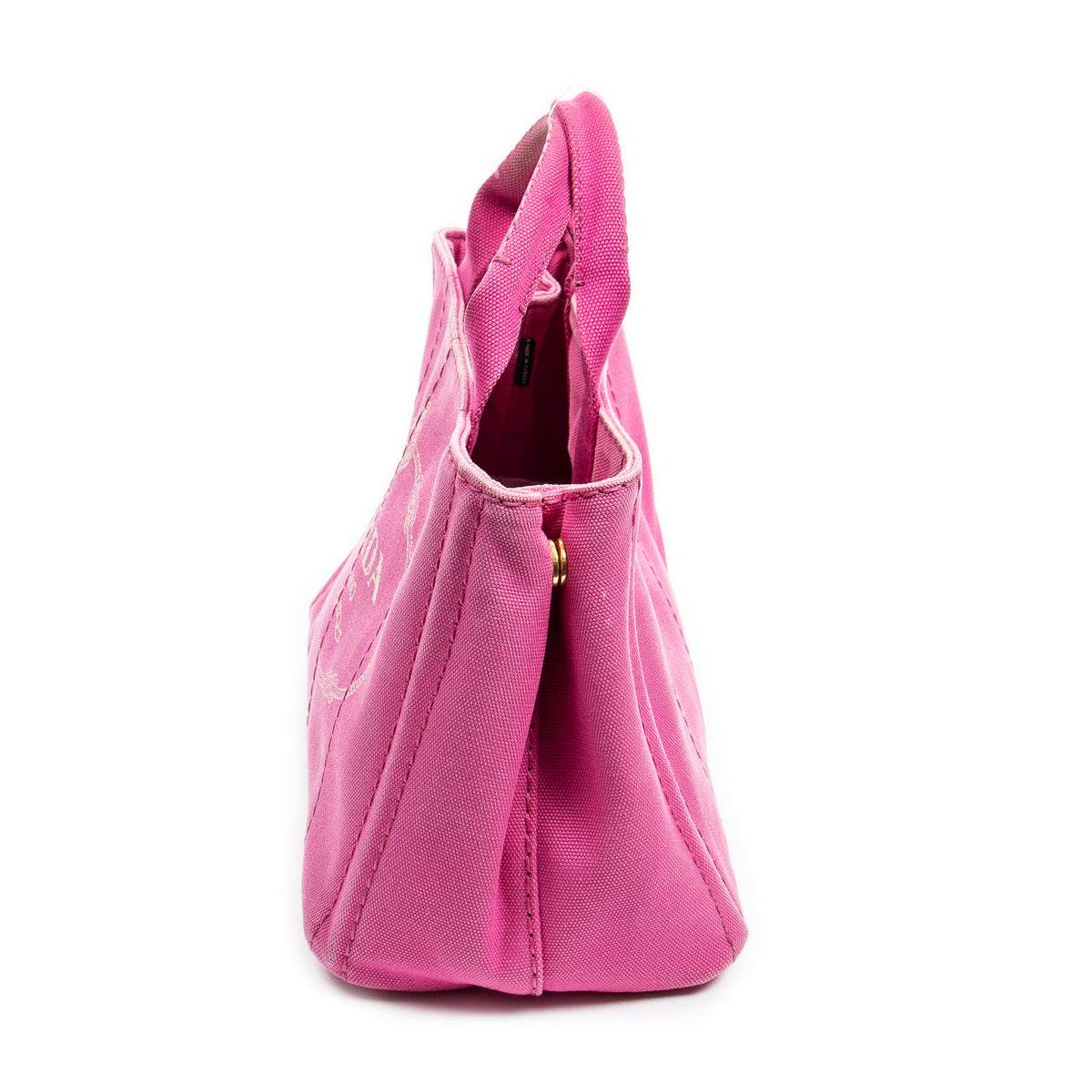 Handbag Small Canapa Tote Pink Canapa Canvas