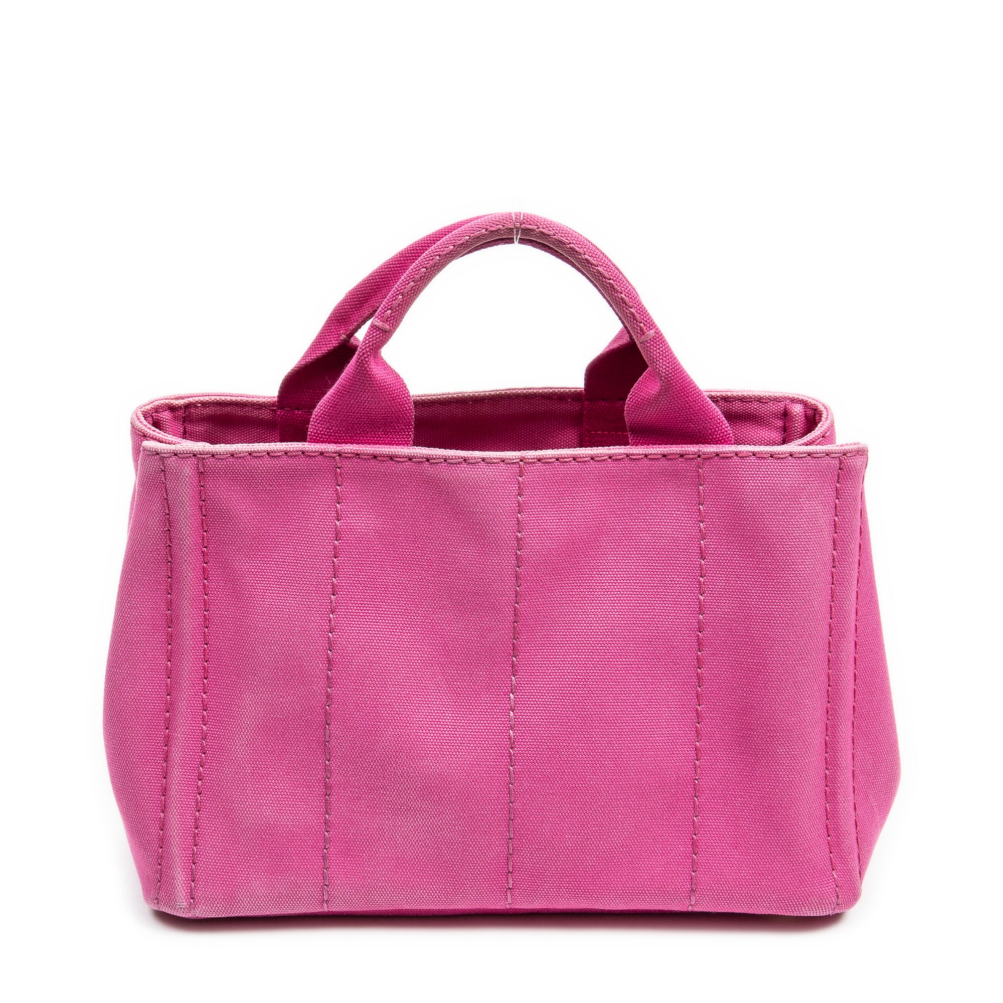Handbag Small Canapa Tote Pink Canapa Canvas