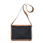 Shoulder Bag Vintage Rectangular Zip Shoulder Bag Brown Monogrammed Canvas