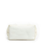 Shoulder Bag Small Navy Cabas Ivory Canvas