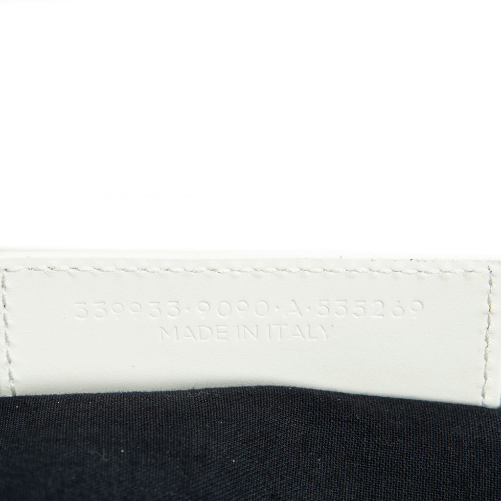 Shoulder Bag Small Navy Cabas Ivory Canvas