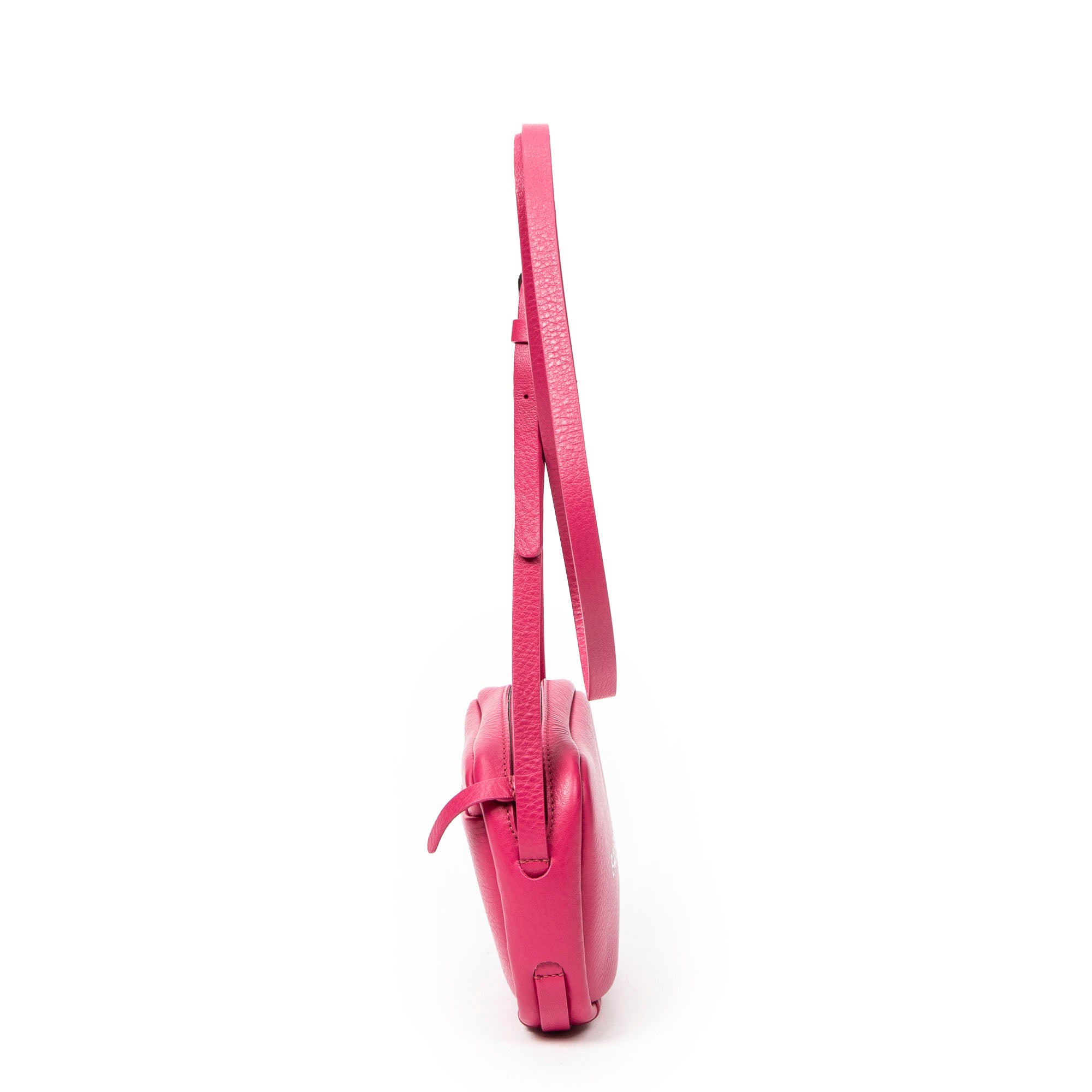 Bandolera XS Everyday Camera Bag Piel Granulada Rosa Fucsia