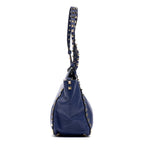 Handbag Convertible Rockstud Trapeze Tote Royal Blue Studded Calfskin Leather