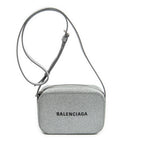Shoulder Bag XS Everyday Camera Bag Silver Glitter Leather