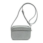Shoulder Bag XS Everyday Camera Bag Silver Glitter Leather