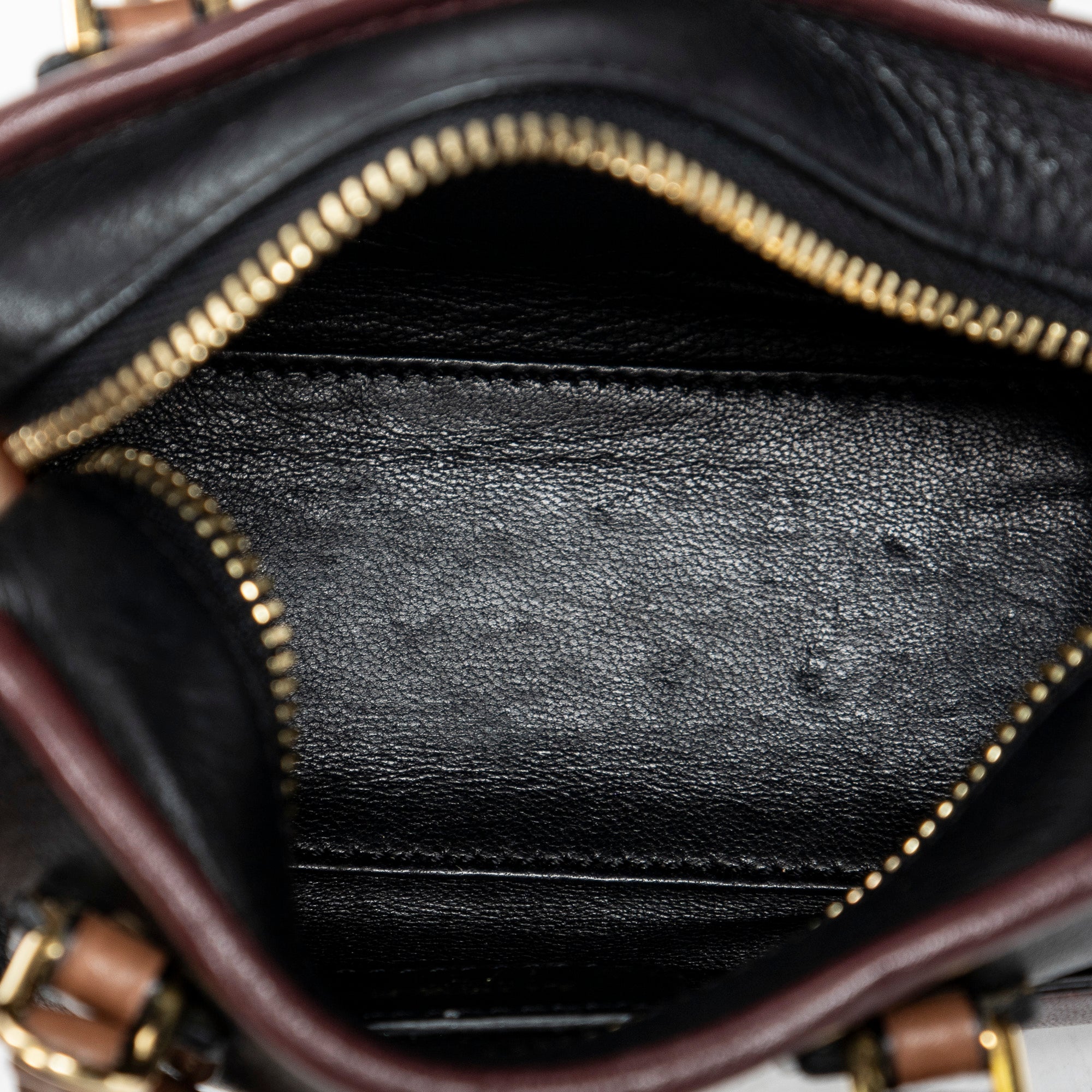 Bolso de Hombro Micro Mini Amazona Piel Granulada Negra