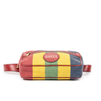 Shoulder Bag Ltd. Ed. Alessandro Michele 2020 Multicolor Baiadera Belt Bag Red Striped Canvas