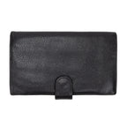 Wallet CC Timeless Long Bifold Wallet Black Caviar Leather