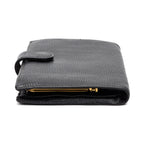 Wallet CC Timeless Long Bifold Wallet Black Caviar Leather