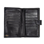 Wallet CC Timeless Long Bifold Wallet Black Caviar Leather