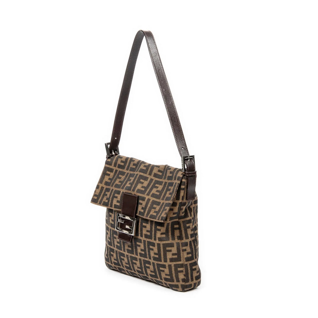Sac bandoulière Carré Rabat Épaule Kaki Toile Zucca