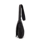 Shoulder Bag Small Flap Crossbody Dark Brown Zucchino Canvas