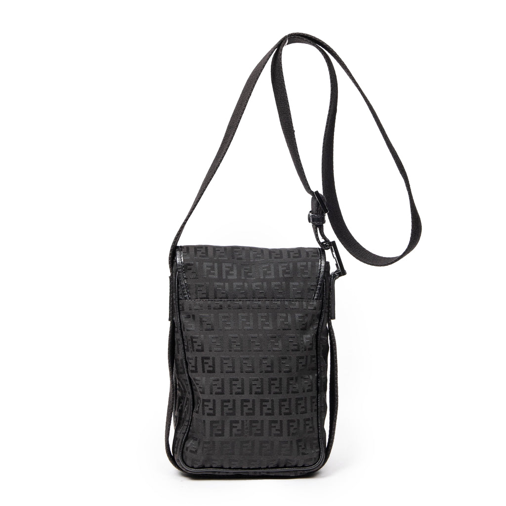 Shoulder Bag Small Flap Crossbody Dark Brown Zucchino Canvas