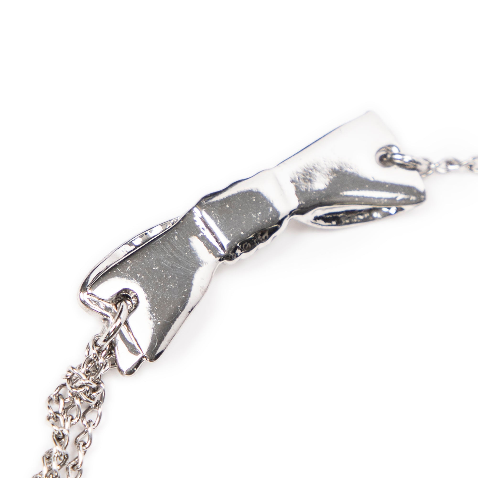 Necklace Dior Beauty Layered Charm Necklace Silver Silver Plated