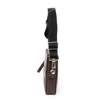 Shoulder Bag Small VLTN Crossbody Mocca Smooth Calfskin Leather