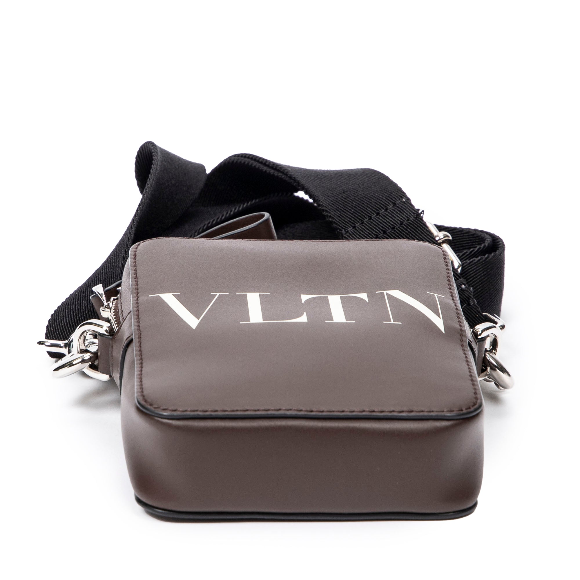 Shoulder Bag Small VLTN Crossbody Mocca Smooth Calfskin Leather