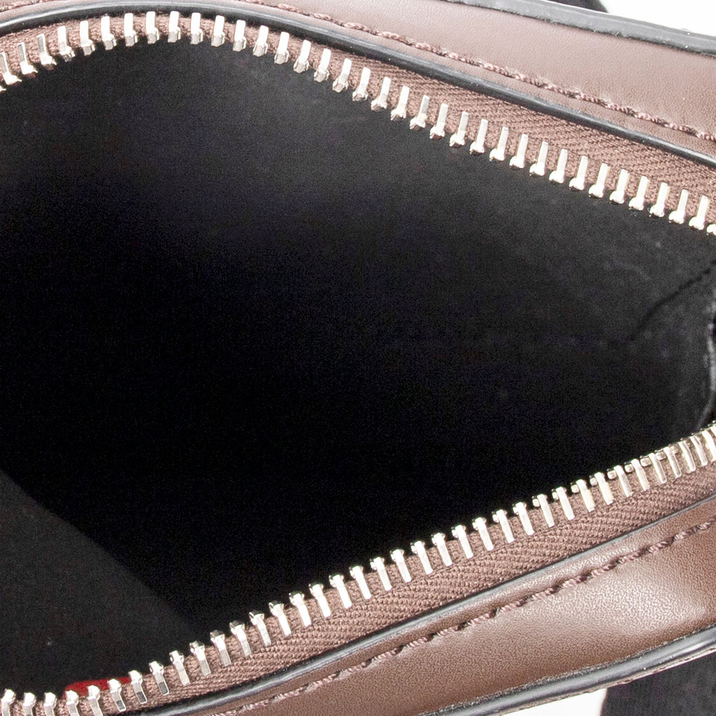 Shoulder Bag Small VLTN Crossbody Mocca Smooth Calfskin Leather