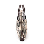 Shoulder Bag Business Bag Beige Nova Check Canvas