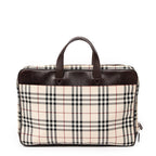 Shoulder Bag Business Bag Beige Nova Check Canvas