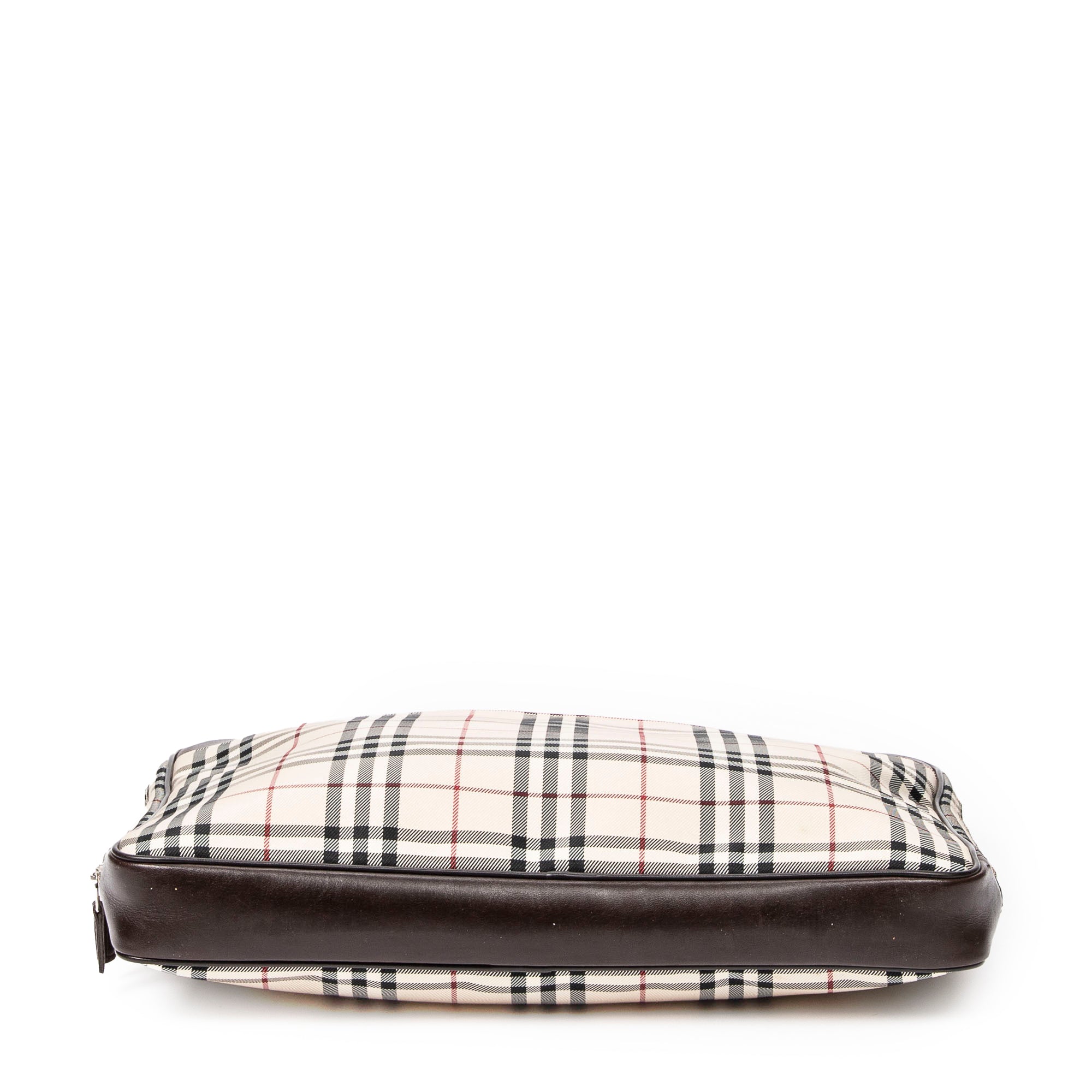 Shoulder Bag Business Bag Beige Nova Check Canvas