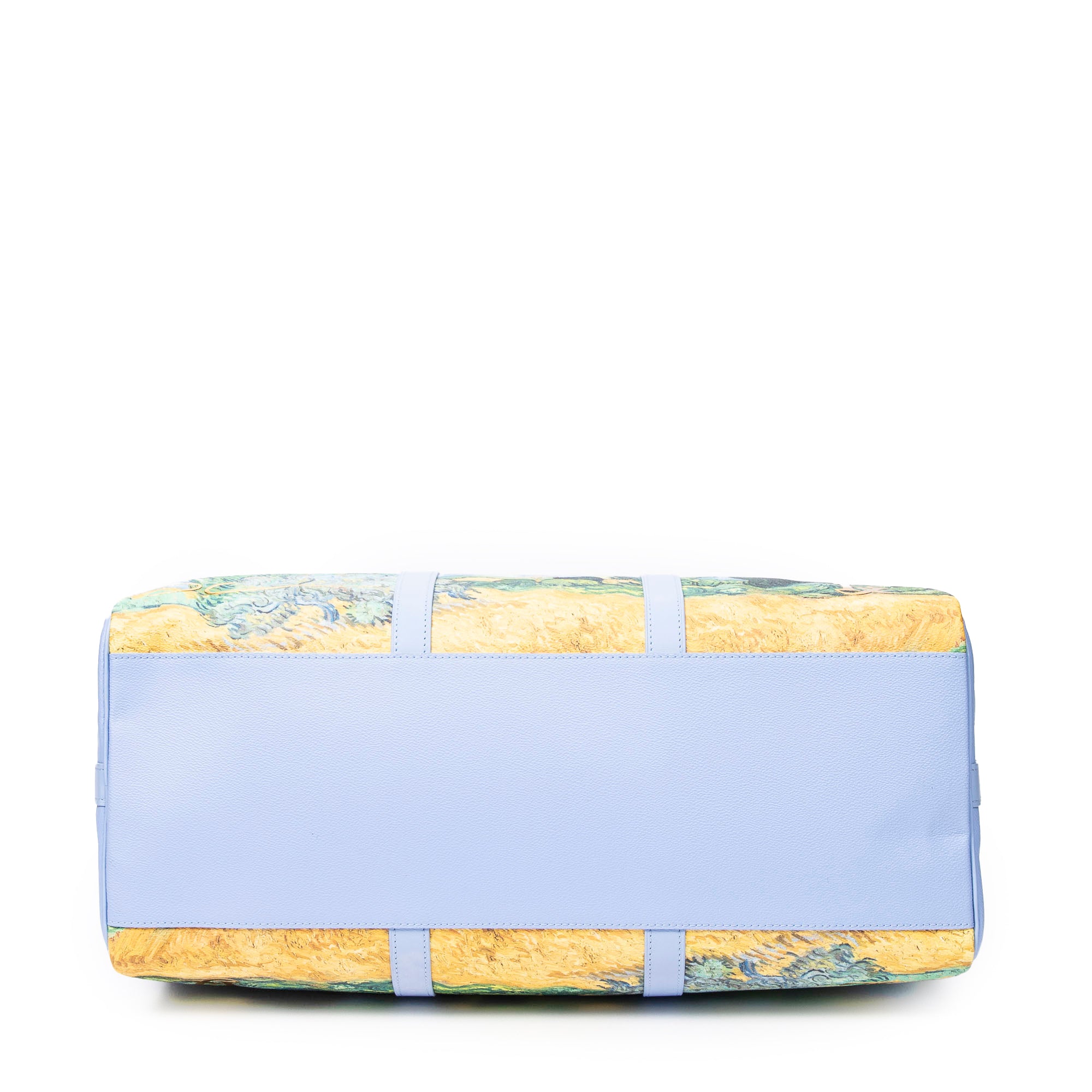 Travel Bag Ltd. Ed. Jeff Koons Masters Collection Van Gogh Keepall Bandouliere 50 Blue Masters Collection Van Gogh Printed Coated Canvas