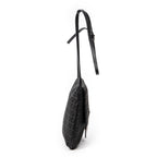 Shoulder Bag Small Flap Crossbody Black Zucchino Canvas