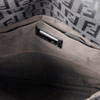 Shoulder Bag Small Flap Crossbody Black Zucchino Canvas