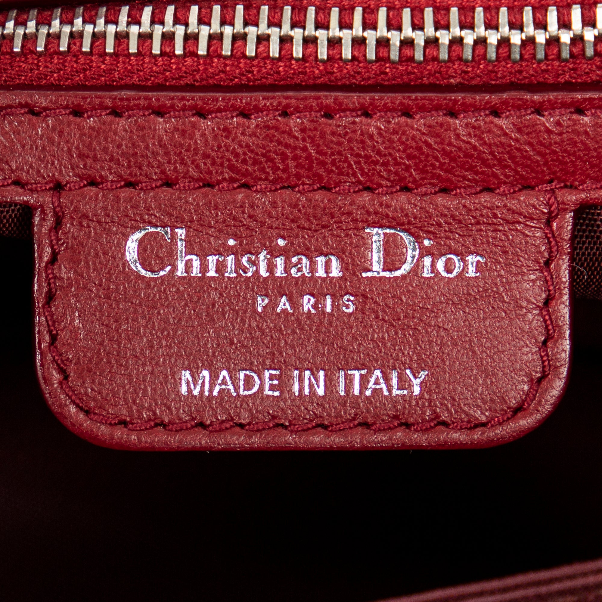 Bolso de hombro New Lock Flap Chain Bag de piel de cordero roja Cannage
