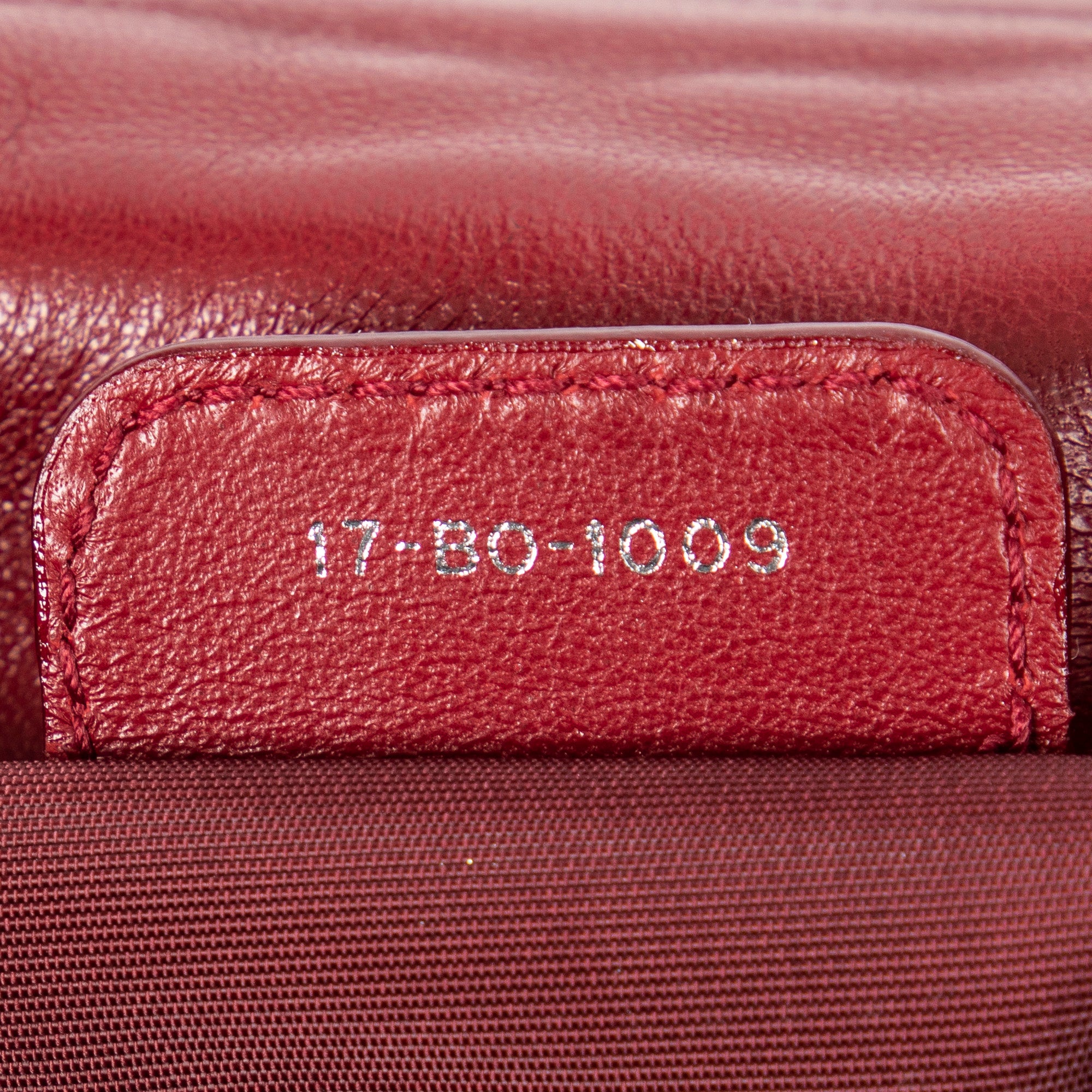 Bolso de hombro New Lock Flap Chain Bag de piel de cordero roja Cannage