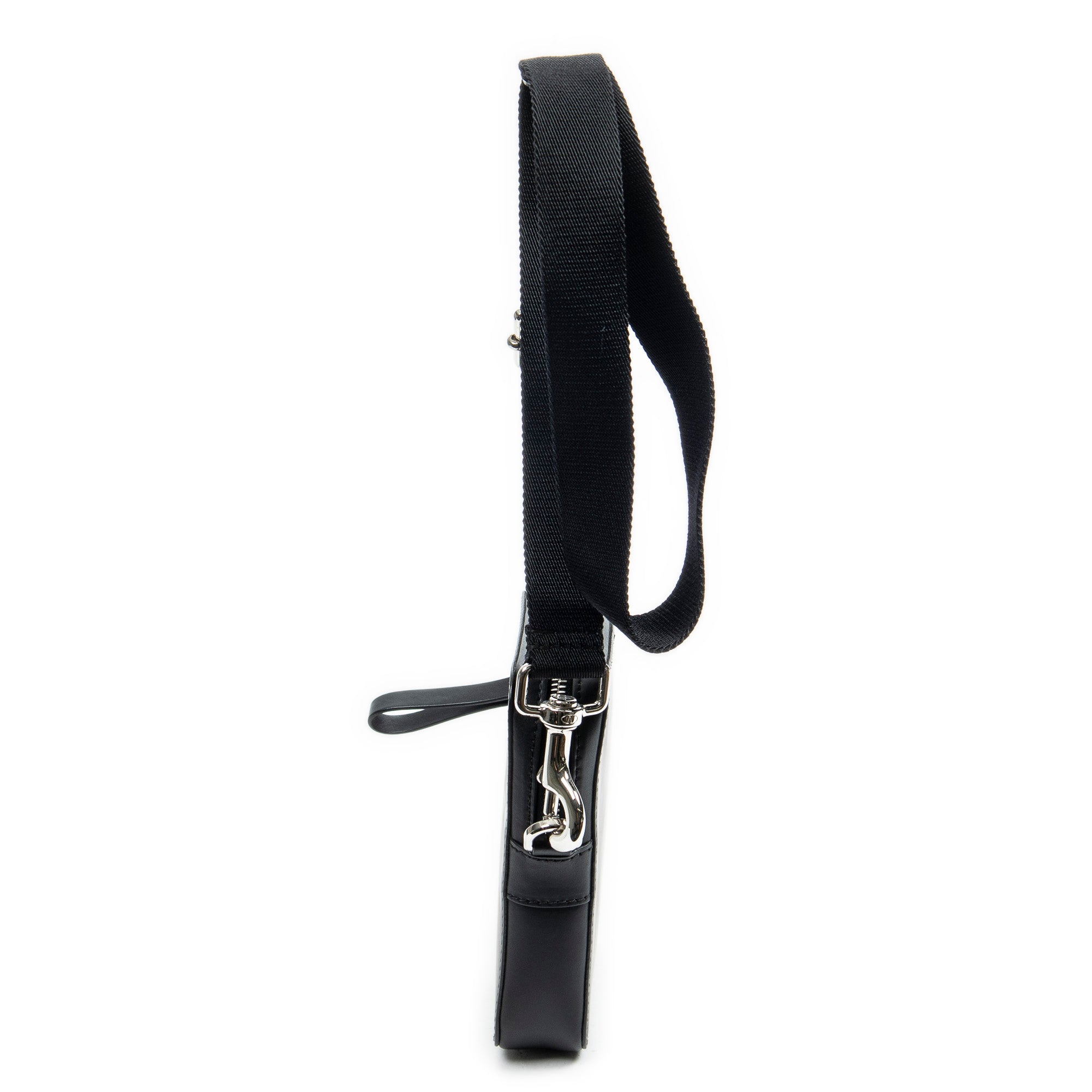 Shoulder Bag VLTN Small Crossbody Black Logo Print Smooth Calfskin Leather